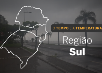 O TEMPO E A TEMPERATURA: Alerta de tempestades em toda a região Sul nesta sexta-feira (24)