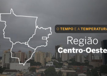 O TEMPO E A TEMPERATURA: Alerta para chuvas intensas em todo o estado de Goiás e em parte do Mato Grosso e Mato Grosso do Sul