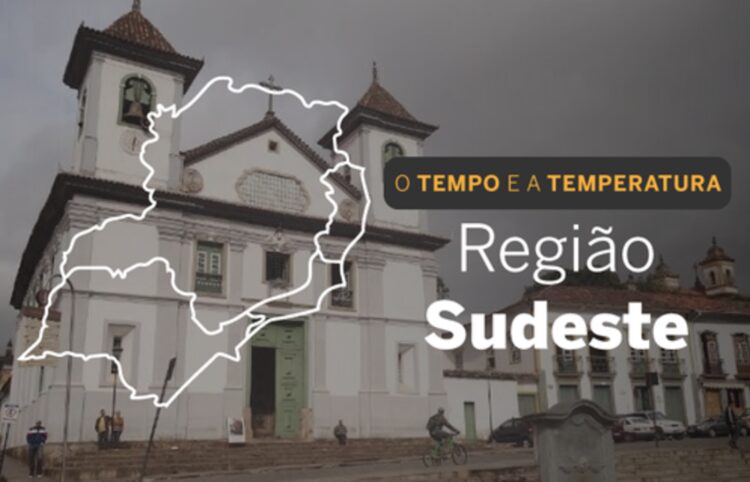 O TEMPO E A TEMPERATURA: Feriado com muitas nuvens e chance de chuva em todo o Sudeste brasileiro