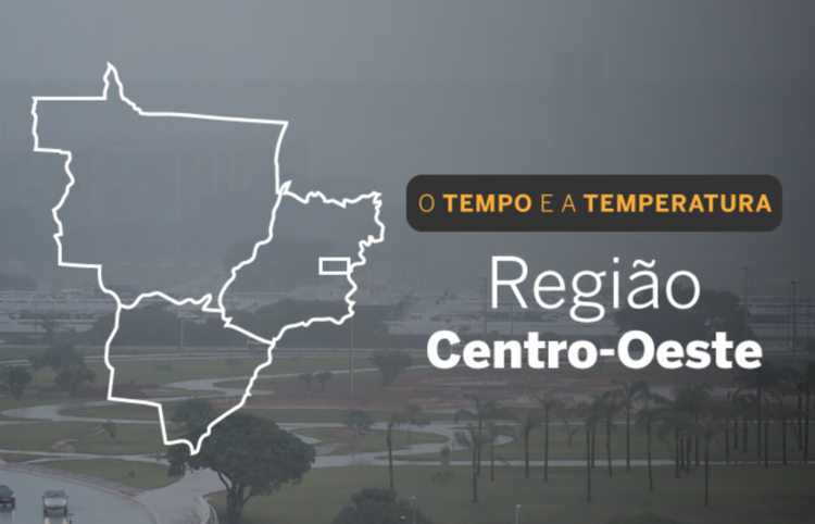 O TEMPO E A TEMPERATURA: Pode chover no Distrito Federal neste domingo (26)