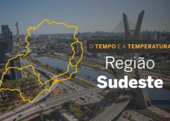 O TEMPO E A TEMPERATURA: Poucas nuvens em parte do Sudeste nesta segunda-feira (27)