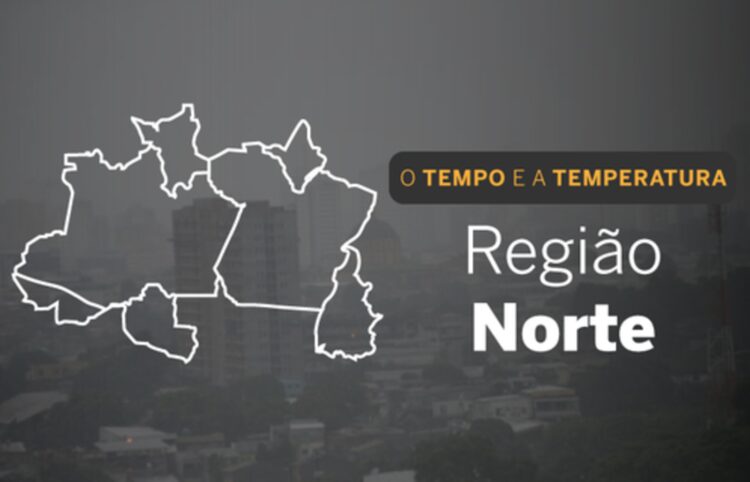 O TEMPO E A TEMPERATURA: Previsão para esta quinta-feira (23) é de tempo nublado e chuva no Norte