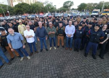 Estado e prefeitura de Maringá lançam operação para intensificar o policiamento integrado (Crédito: Ricardo Almeida/SESP)