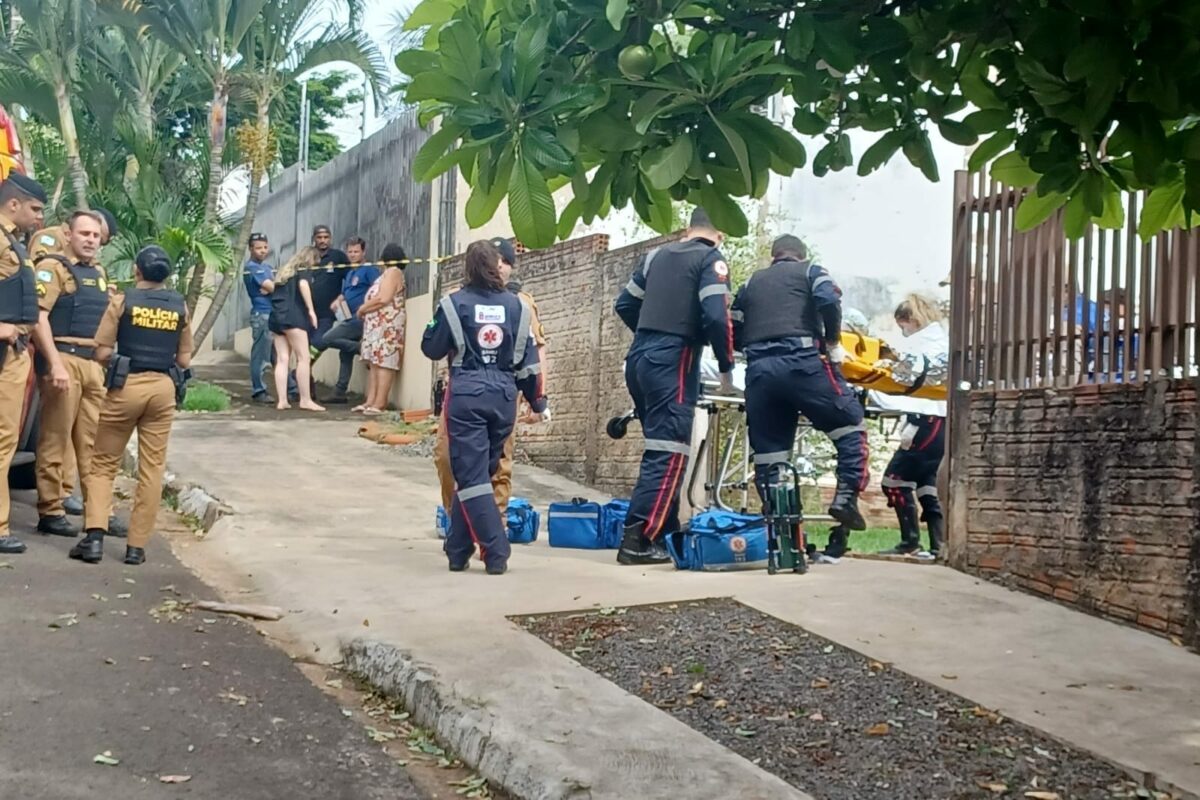 Rapaz é baleado no dia do aniversário ao partir para cima da polícia com um facão