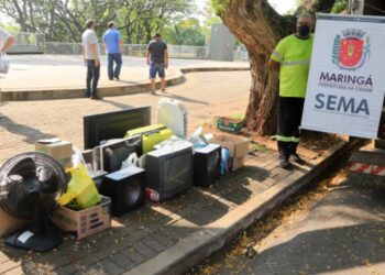 Prefeitura de Maringá realiza ação para recolher materiais recicláveis e roupas