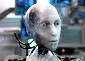 Cena do filme "Eu, Robô", com Will Smith (Crédito: Divulgação)