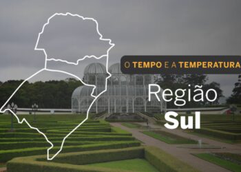 O TEMPO E A TEMPERATURA: Variação entre muitas e poucas nuvens em áreas do Sul nesta terça-feira (7)