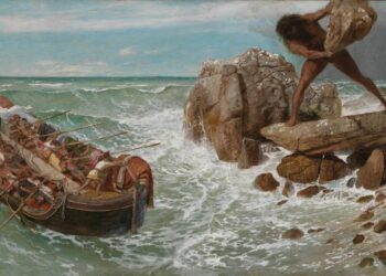 Imagem Odysseus and Polyphemus, de Arnold Böcklin (Crédito: Reprodução)