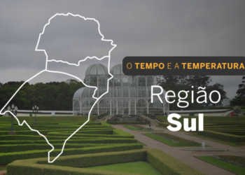 O TEMPO E A TEMPERATURA: Céu encoberto em todo o Sul brasileiro nesta sexta-feira (17)