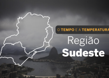 O TEMPO E A TEMPERATURA: Chove no Rio de Janeiro nesta segunda-feira (6)