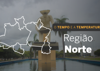 O TEMPO E A TEMPERATURA: Dia nublado em Roraima e Amapá neste domingo (19)