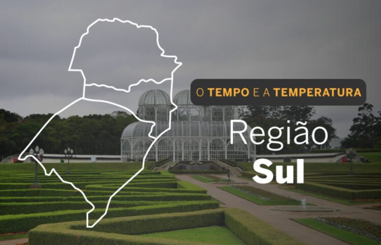 O TEMPO E A TEMPERATURA: Quarta-feira (22) com céu coberto por nuvens no Sul do país