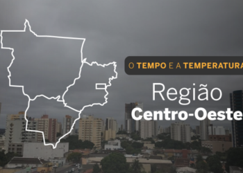 O TEMPO E A TEMPERATURA: Sexta-feira (24) com céu coberto por nuvens em todo o Centro-Oeste brasileiro