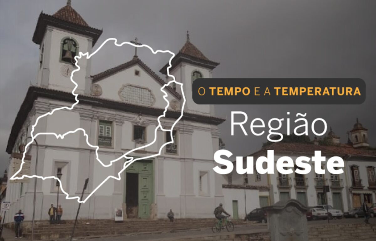 O TEMPO E A TEMPERATURA: Sexta-feira (3) com muitas nuvens em todo o Sudeste