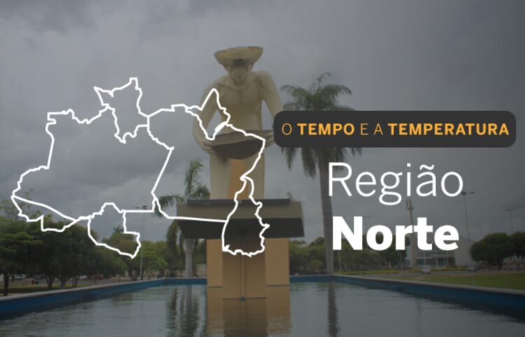 O TEMPO E A TEMPERATURA: Tempo nublado na região Norte nesta sexta-feira (17)