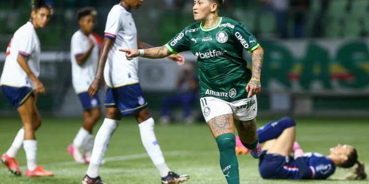 Palmeiras supera Bahia para assumir a liderança do Brasileiro Feminino