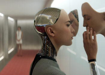 No filme “Ex Machina”, Ava é um robô com Inteligência Artificial (Crédito: Divulgação)