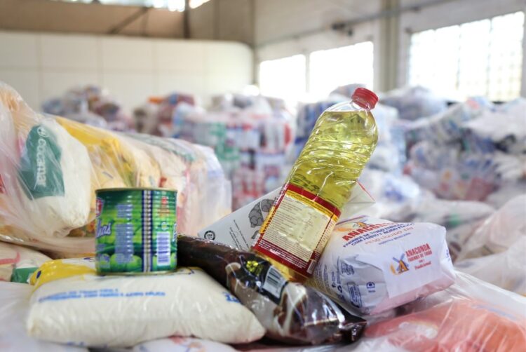 Ações promovidas na Expoingá resultam na arrecadação de 60 toneladas de alimentos e produtos