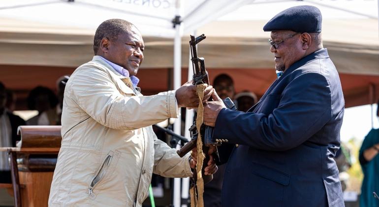 ONU espera paz efetiva em Moçambique após fecho da última base de ex-rebeldes