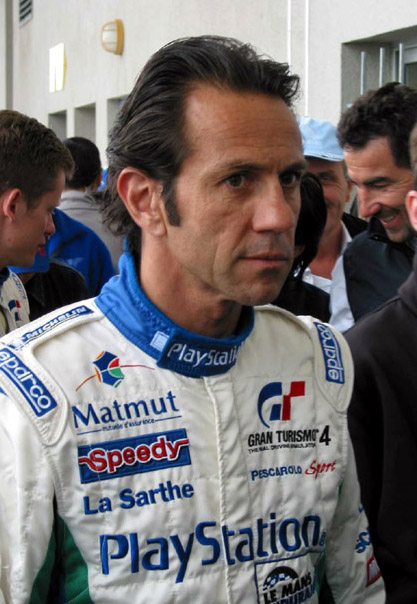 Érik Comas nas 24 Horas de Le Mans, em 2005.