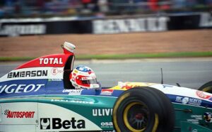 Rubens Barrichello 1995 British GP 2