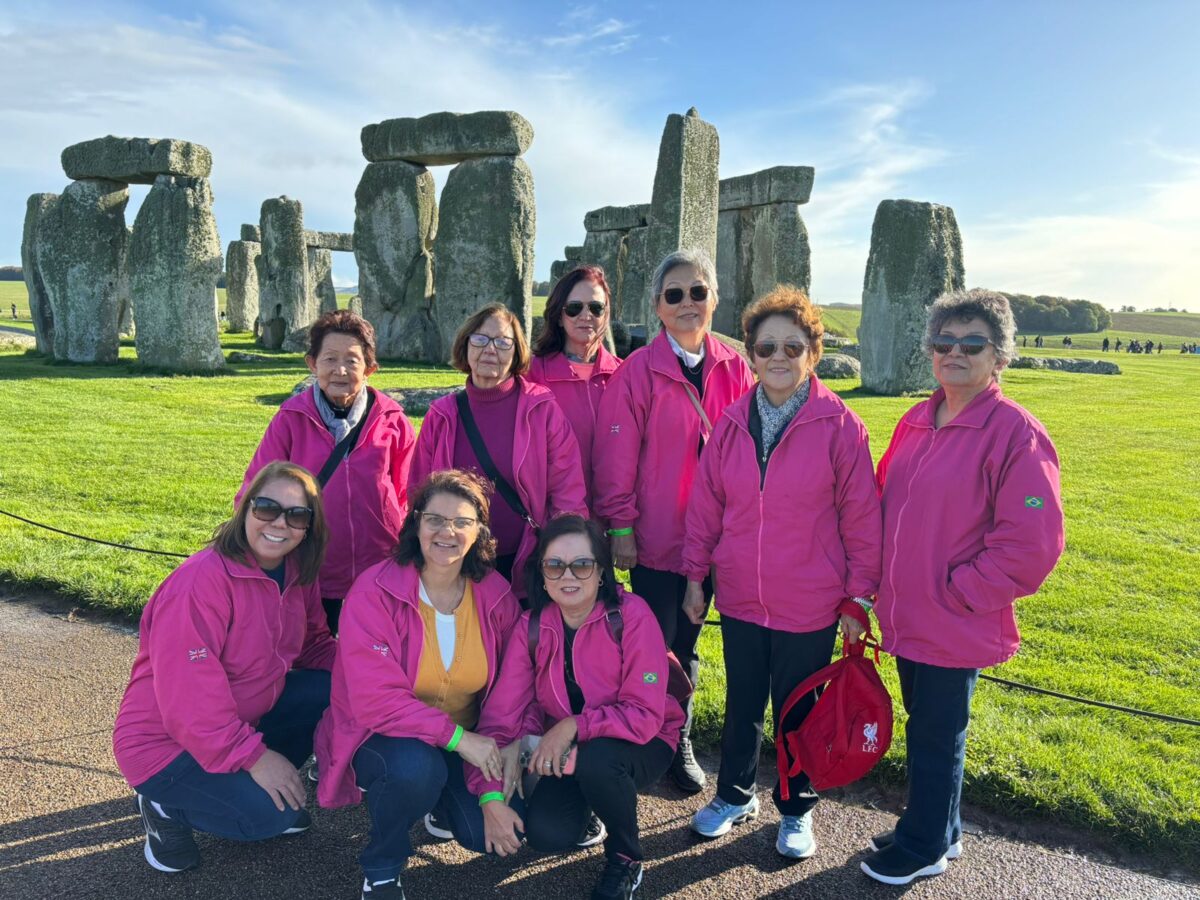 ladies in pink