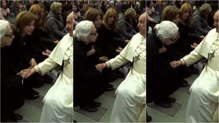 Fernanda Montenegro e Fernanda Torres são recebidas pelo papa Francisco