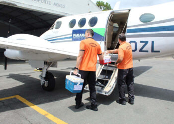 aeronaves do governo fazem o transporte de órgãos para transplantes