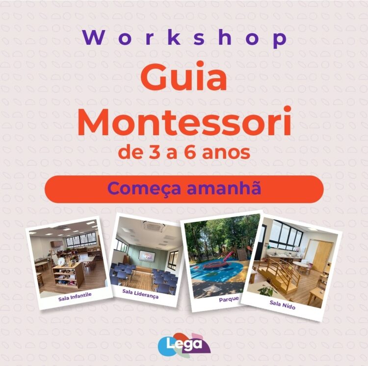 Workshop Método Montessori - Arte divulgação