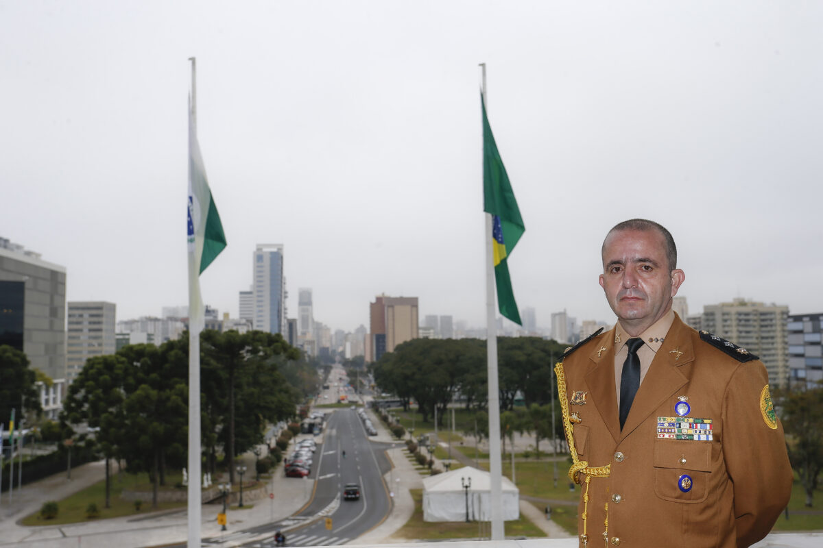 O tenente coronel Sérgio Vieira Benício deixa esposa e um filho Foto: PMPR