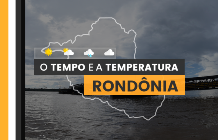 PREVISÃO DO TEMPO: sexta-feira (22) com dia nublado e chuvoso em Rondônia