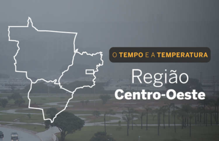 PREVISÃO DO TEMPO: Centro-Oeste terá céu com muitas nuvens e pancadas de chuva no Mato Grosso