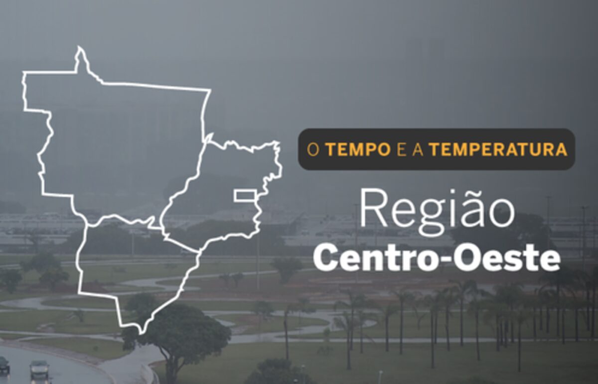 PREVISÃO DO TEMPO: Centro-Oeste terá chuvas localmente fortes em áreas do DF, MT e GO