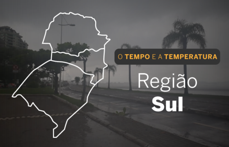 PREVISÃO DO TEMPO: domingo (10) com chuva isolada em Santa Catarina