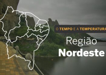 PREVISÃO DO TEMPO: domingo (31) com muitas nuvens cobrindo a região Nordeste