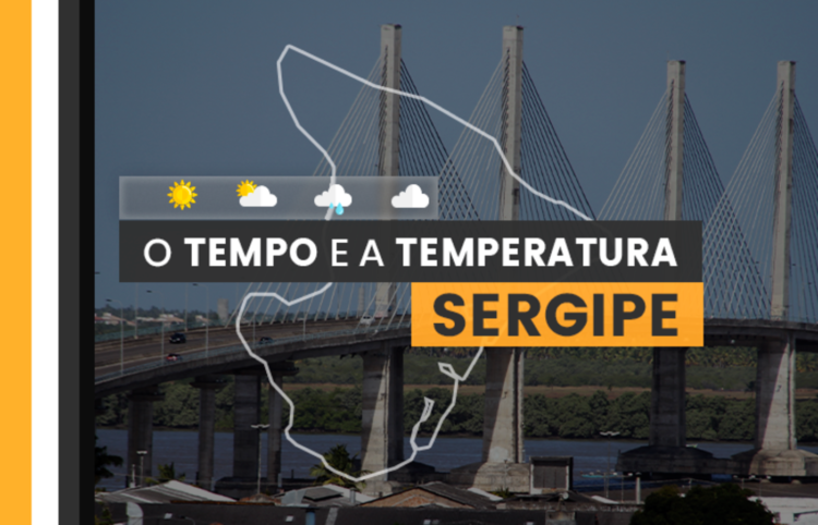 PREVISÃO DO TEMPO: predomínio de muitas nuvens em Sergipe nesta quarta-feira (20)