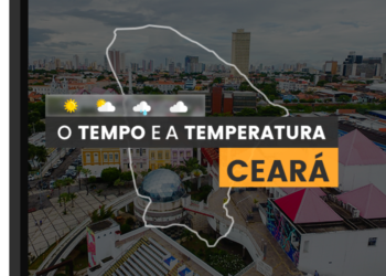 PREVISÃO DO TEMPO: sexta-feira (22) com céu encoberto em todo o Ceará