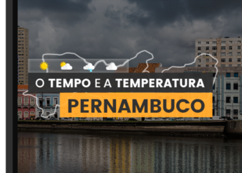PREVISÃO DO TEMPO: sexta-feira (22) com chuva e trovoadas em áreas de Pernambuco