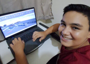 Vitor Guilherme Cosmo Cabral foi um dos criadores do jogo online - Foto: Arquivo pessoal