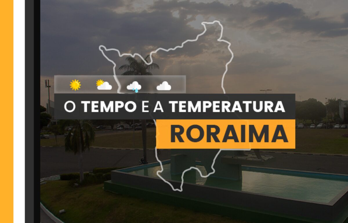 PREVISÃO DO TEMPO: terça-feira (2) com céu coberto por muitas nuvens em Roraima