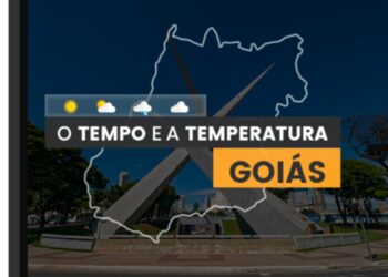 PREVISÃO DO TEMPO: Pancadas de chuva no noroeste e sudoeste goiano