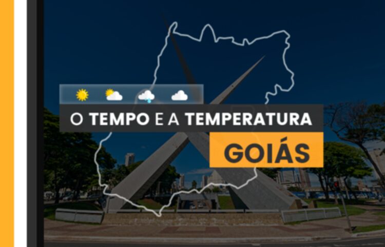 PREVISÃO DO TEMPO: Pancadas de chuva no noroeste e sudoeste goiano