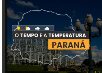 PREVISÃO DO TEMPO: Pancadas de chuva no noroeste, oeste e centro sul paranaense