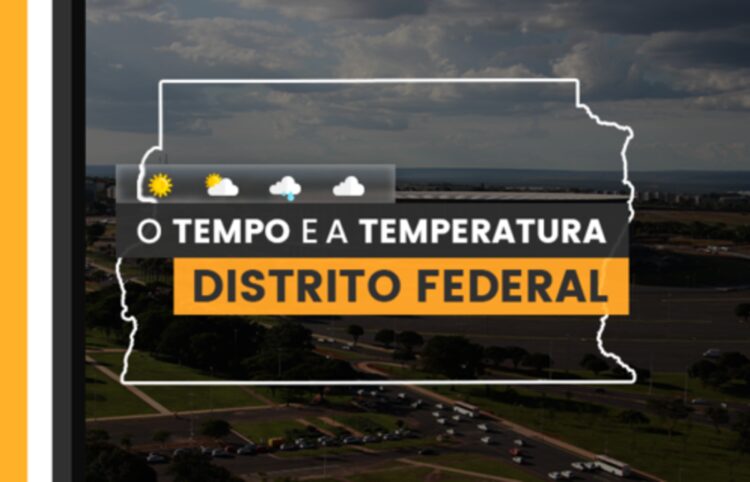 PREVISÃO DO TEMPO: alerta para chuvas fortes e ventos intensos no DF