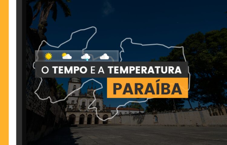 PREVISÃO DO TEMPO: dia nublado e chuvoso em áreas da Paraíba nesta terça-feira (2)