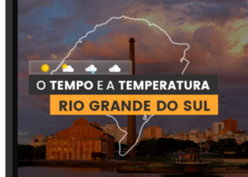 PREVISÃO DO TEMPO: muitas nuvens e chuva no Rio Grande do Sul