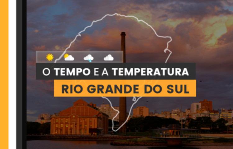 PREVISÃO DO TEMPO: muitas nuvens e chuva no Rio Grande do Sul