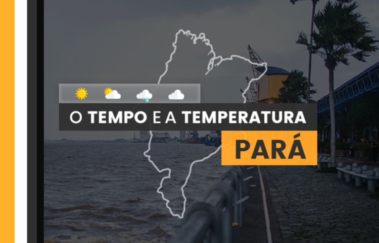 PREVISÃO DO TEMPO: pancadas de chuva no Pará nesta terça-feira (2)
