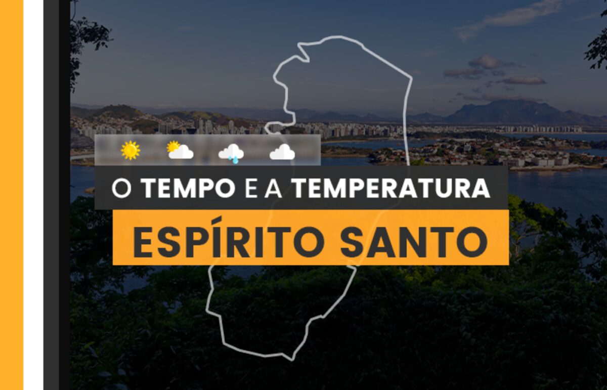 PREVISÃO DO TEMPO: predomínio de muitas nuvens no Espírito Santo nesta terça-feira (2)