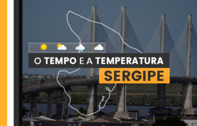 PREVISÃO DO TEMPO: sexta-feira (12) chuvosa em Sergipe